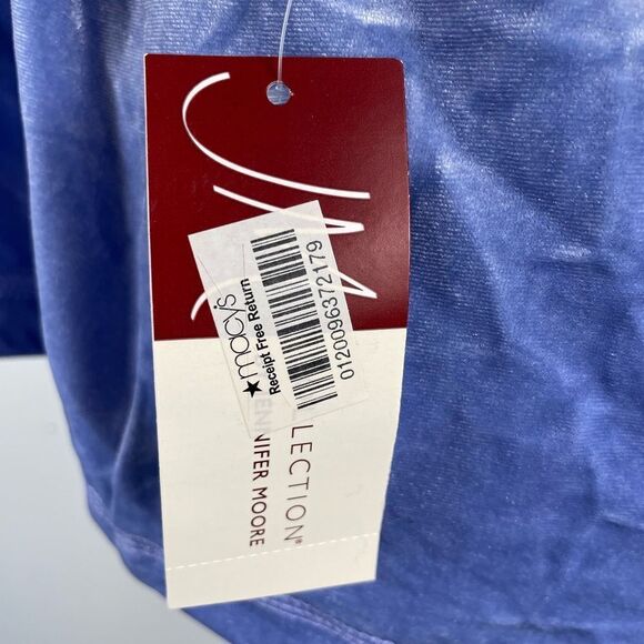 NWT JM Collection Pastel Velor Full Zip Jacket Size XL - Picture 5 of 8